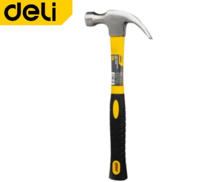 [1000644] ค้อนหงอนด้ามไฟเบอร์ 8oz EDL5001 DELI+