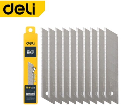 [1000711] ใบมีดคัตเตอร์ 25mm EDL-DP05 DELI+ (แพค10ชิ้น)