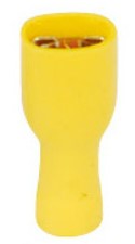 หางปลาเสียบแอร์ หุ้มเต็ม FDFD 5.5-250 สีเหลือง PEOPLE (QTY 10)