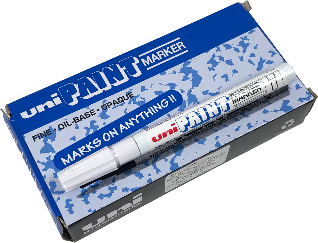 ปากกาเมจิ ถาวร PX21 สีขาว UNI PAINT