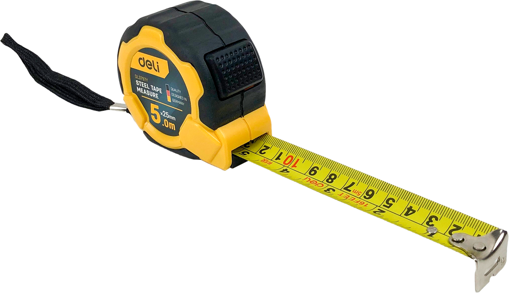 -ตลับเมตรล็อคAuto 5m x 25mm EDL3797Y DELI+
