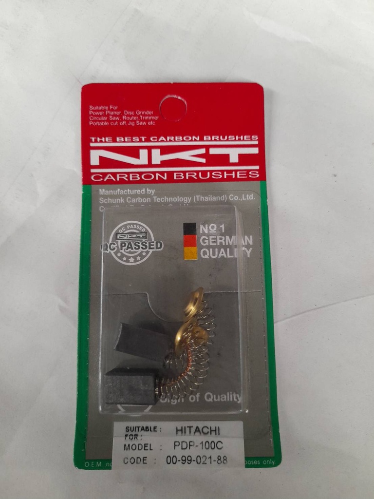 แปรงถ่านNKT รุ่น DH25V รหัส00-99-021 FOR HITACHI
