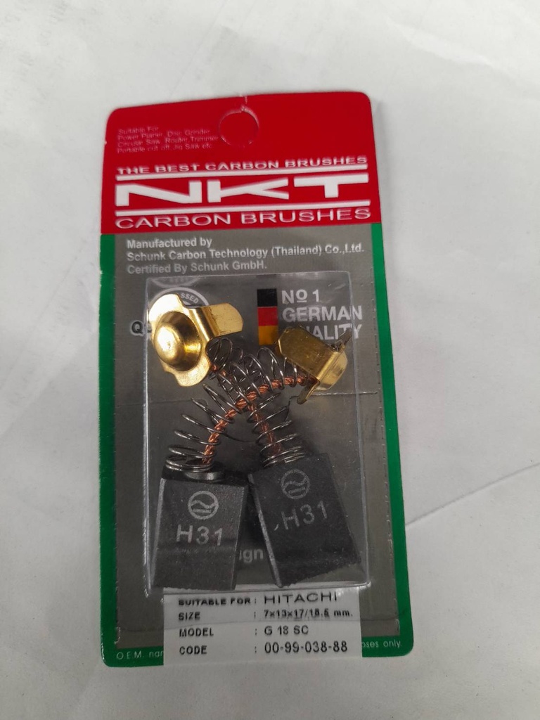 แปรงถ่านNKT รุ่น BLU-4 รหัส00-99-038 FOR HITACHI
