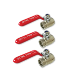 -บอลวาล์วทองเหลือง 3/4" FIX&BUILD+