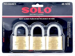 กุญแจชุด 40 มม. NO.8440/3 3 ตัวชุด SOLO