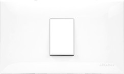 [1001412] สวิตช์ 2 ทาง 1 ช่อง พร้อมหน้ากาก HACO IC-S12