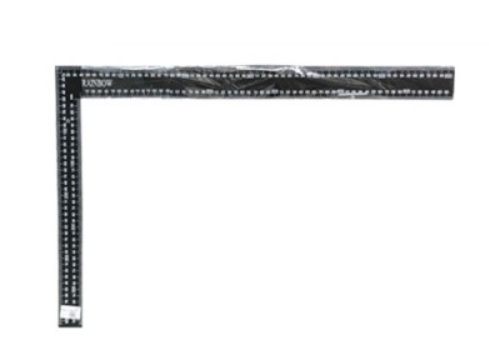 [1002031] ฉากวัด เหล็ก 16"x24" RAINBOW สีดำ