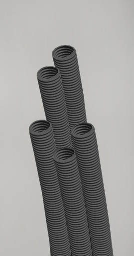 [1002189] NNBB1610M ท่ออ่อนลูกฟูก มิล ดำ 16มม. ยาว 10เมตร NANO