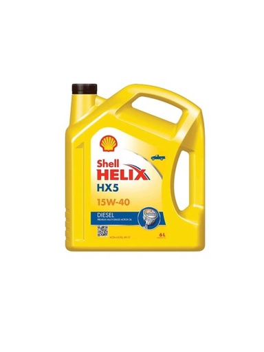 [1002529] -น้ำมันเครื่อง HELIX 6L 15W40 HX5 SHELL