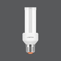 [1002714] หลอดตะเกียบ LED COMPACT U-TYPE 9W แสง DAYLIGHT 6500K LAMPTAN
