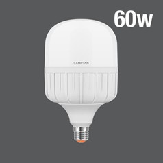 [1002728] -หลอดกลม LED HIGHT WATT T-BULB GLOSS 60W แสง DAYLIGHT 6500K LAMPTAN