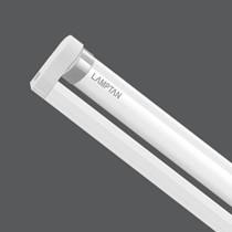 [1002749] -ชุดราง T8 LED SETRONIC GLOSS V.2  18W แสง DAYLIGHT 6500K LAMPTAN