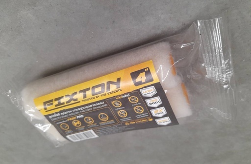 [1003683] อะไหล่ลูกกลิ้งเคมี 4" EPOXY EXTRA (แพค2) FIXTON+