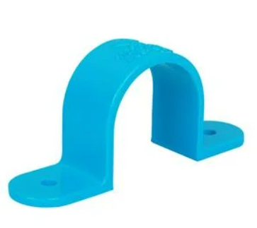 [1003843] -กิ๊บจับท่อ PVC หนา 1" ฟ้า