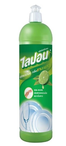 [1004067] -น้ำยาล้างจาน 500 มล. สูตรมะนาว ชนิดขวด ไลปอนเอฟ