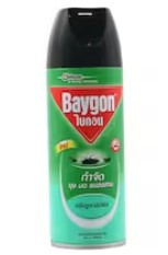 [1004114] สเปรย์เขียว กำจัด ยุง มด แมลงสาบ 300 มล. ยูคาลิปตัส ไบกอน