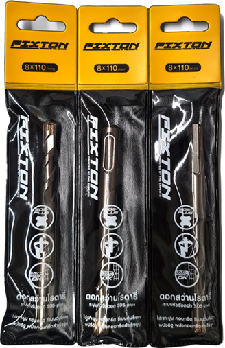 [1004191] ดอกสว่านโรตารีSDS-PLUS4แฉก13*210 FIXTON+