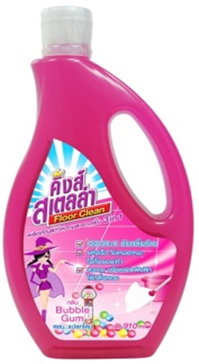 [1004485] -น้ำยาถูพื้น 910 ml. กลิ่น Bubble Gum King's Stella