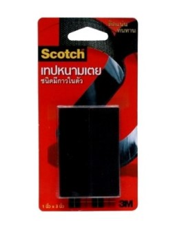 [1004572] -เทปหนามเตย แบบอ่อน 1x3 16642 สีดำ 3M