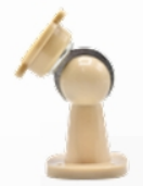 [1004670] กันชนประตูพลาสติก 658 สีน้ำตาล ISON