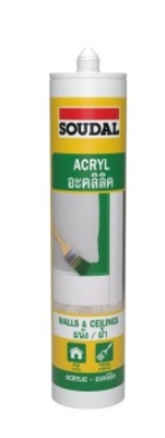 [1004751] -อะคริลิกยาแนว Acryl 450g ขาว SOUDAL