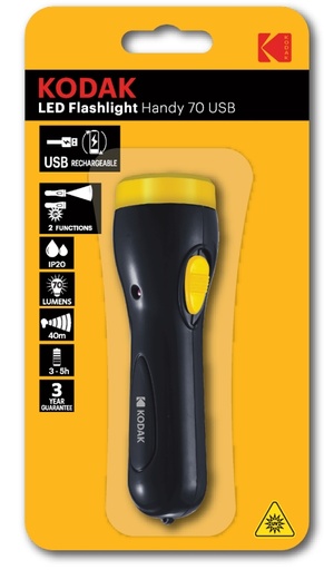 [1004910] ไฟฉาย LED HANDY 70 USB 30421929 KODAK