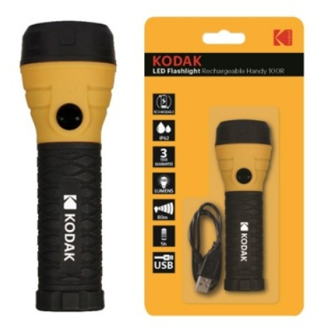 [1004912] ไฟฉาย แบตรีชาร์ต 30419476 100R KODAK+