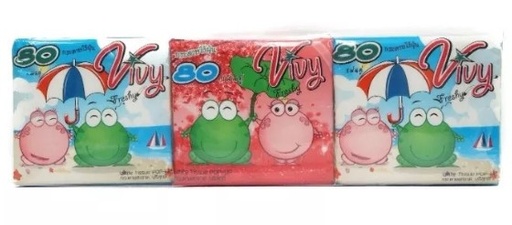 [1004930] -กระดาษทิชชู่ POP-TEEN 80 แผ่น (PK3) VIVY