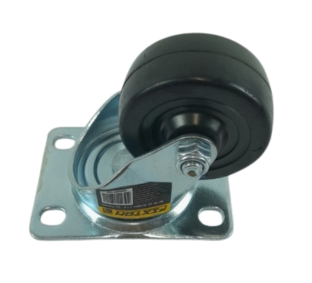 [1005407] ล้อ PP มินิ 504065S 2.1/2" เป็น FIXTON+