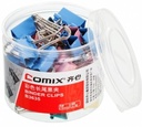 -คลิปหนีบกระดาษ B3635 19mm คละสี COMIX+