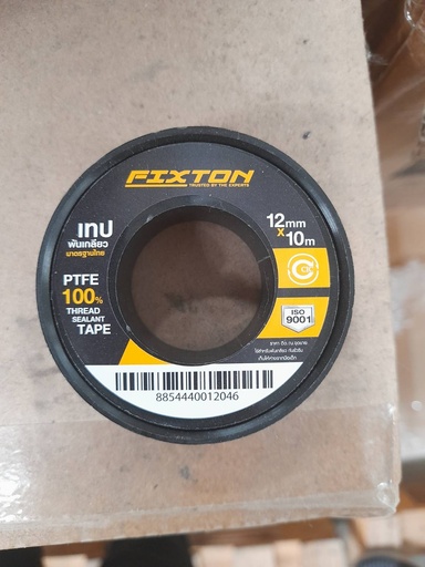 [1005369] -เทปพันเกลียว 12mm x 10m มาตรฐานไทย FIXTON+