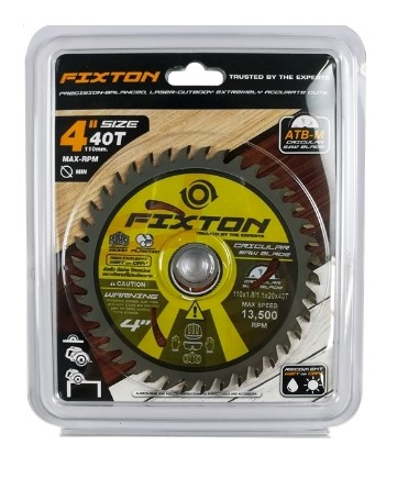[1005360] ใบเลื่อยวงเดือน 4"x40T แบบบาง FIXTON+