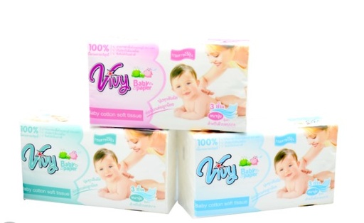 [1005109] -กระดาษทิชชู่ Baby paper402 แผ่น Vivy