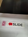 -ป้ายพีพี SLIDE เลื่อนซ้าย ขนาด 16x4 ซม. 1103-23