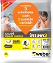 ยาแนวกันเชื้อรา PO-115 สีเทาแกรนิต WEBER