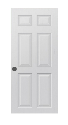 [1005677] -ประตู UPVC 80x200 ภายนอกและภายใน FT-03 แบบเจาะ