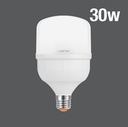 -หลอดกลม LED HIGHT WATT T-BULB GLOSS 30W แสง DAYLIGHT 6500K LAMPTAN