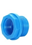 [1005818] ลดเหลี่ยมPVC 1"x1/2"สีฟ้า