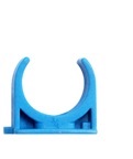 [1005835] กิ๊บจับท่อก้ามปู PVC 3/4"ฟ้า