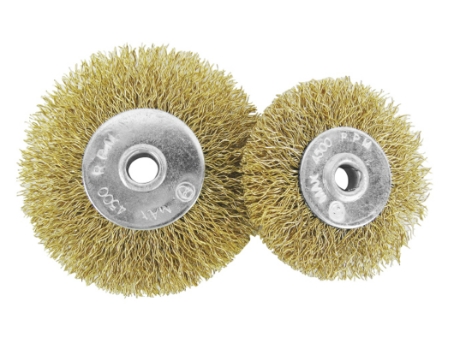 [1005883] แปรงลวดกลม ทองเหลือง 3" FIXTON+