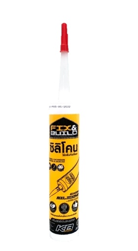 [1005914] -ซิลิโคน ไร้กลิ่นกันเชื้อรา S82 ใส FIX&BUILD+