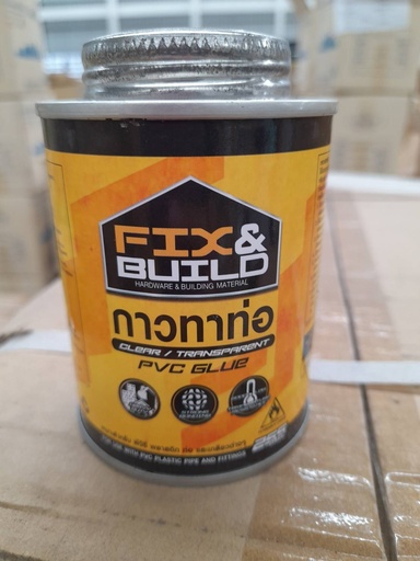 [1005919] -กาวทาท่อ PVC 301 255G FIX&BUILD+