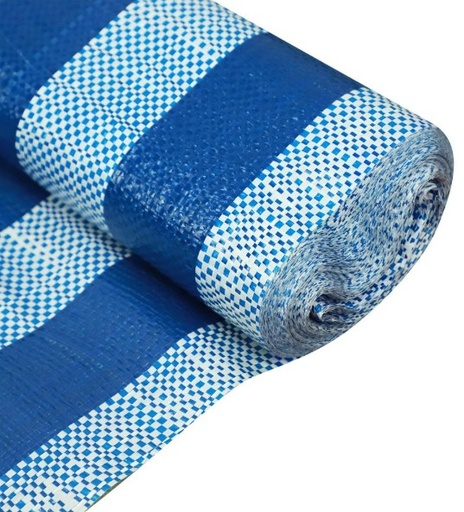 [1005923] ผ้าฟาง สีฟ้าขาว 72"x30 หลา