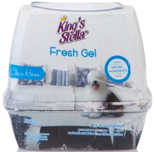 [1006023] เจลปรับอากาศ เฟรชเจล 180 g. กลิ่น Clean home King's Stella