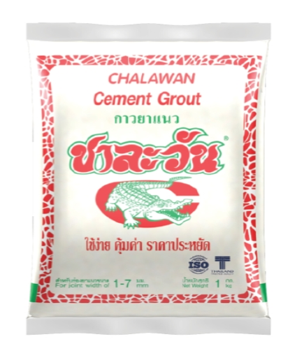 [1006319] -กาวยาแนว 1 กก. สีเทาสายหมอก ชาละวัน