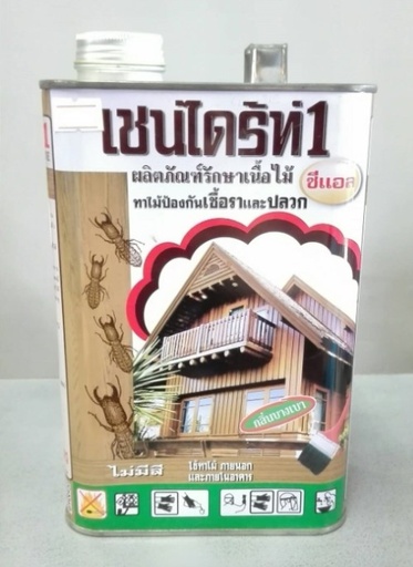 [1006329] เชนไดร้ท์รักษาเนื้อไม้ 15L สีใส