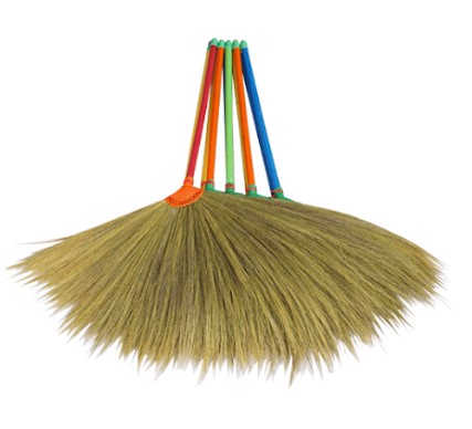 [1006354] ไม้กวาดอ่อน ด้ามพลาสติก