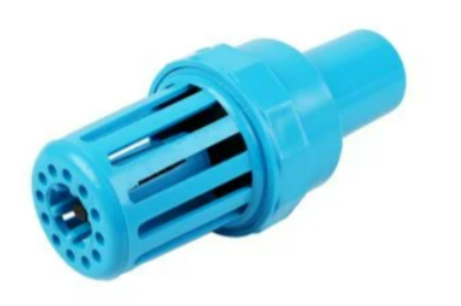 [1006668] ฟุตวาล์วสวมอุปกรณ์ PVC 1 1/2” สีฟ้า