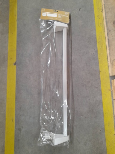 [1006771] -ราวแขวนผ้าติดผนังอลูมิเนียม TBA02 60cm TRUBATH