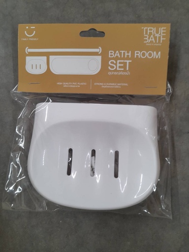 [1006773] -ที่วางสบู่ติดผนัง TBA-04 ขาว TRUBATH